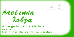 adelinda kobza business card